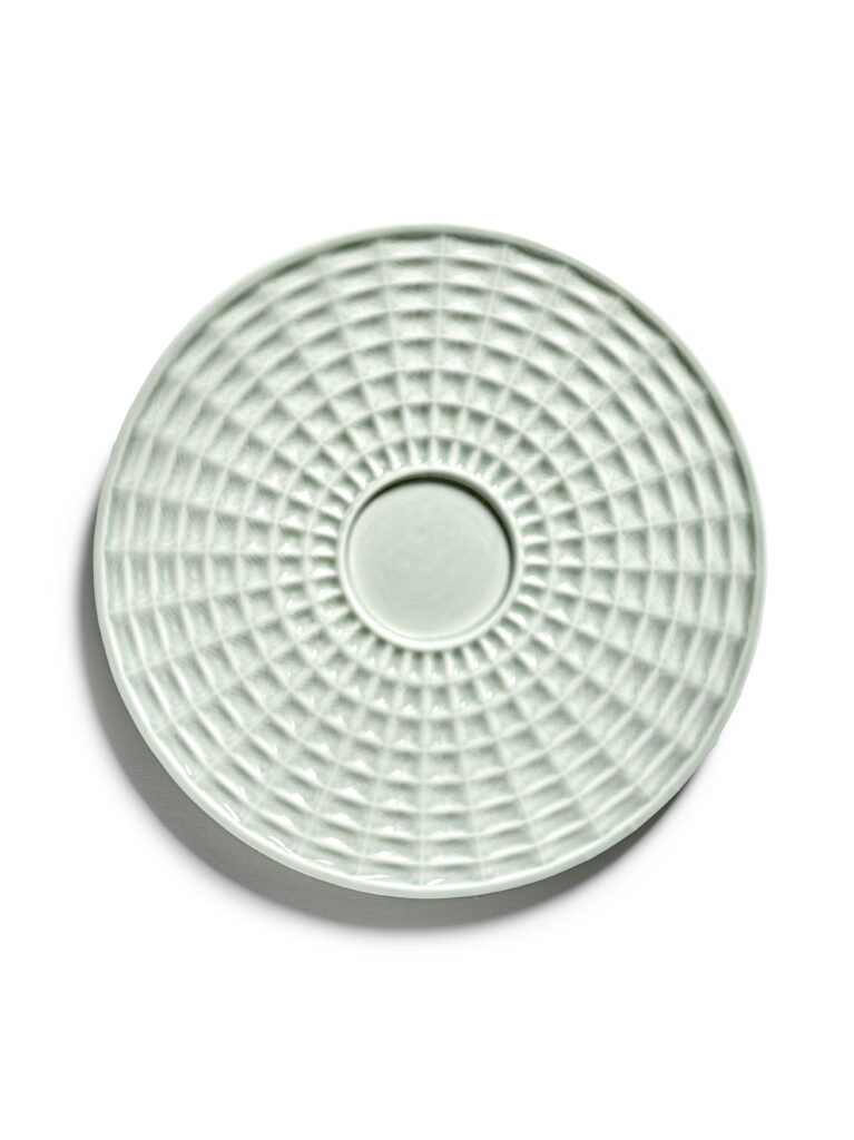 Saucer cappuccino cup green Nido