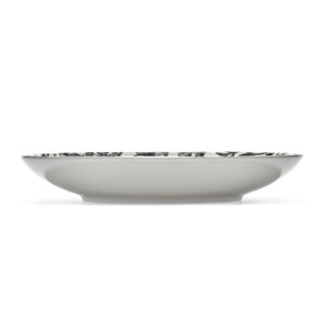 Bowl low L enchanted garden white - black Unity - Image 4