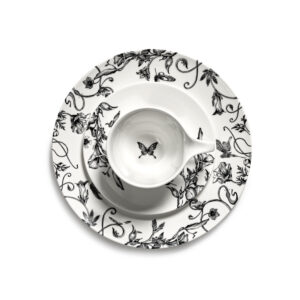 Cappuccino cup butterfly white - black Unity - Image 3