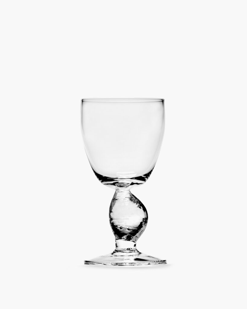 White wine glass Out of lines