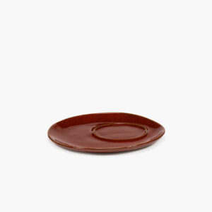 Saucer coffee cup venetian red La Mère - Image 3