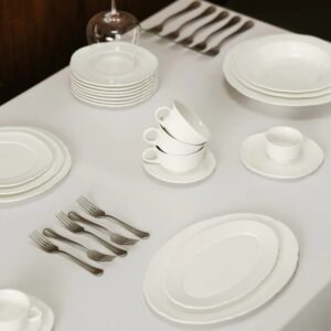 Saucer coffee cup white Silhouette - Image 3