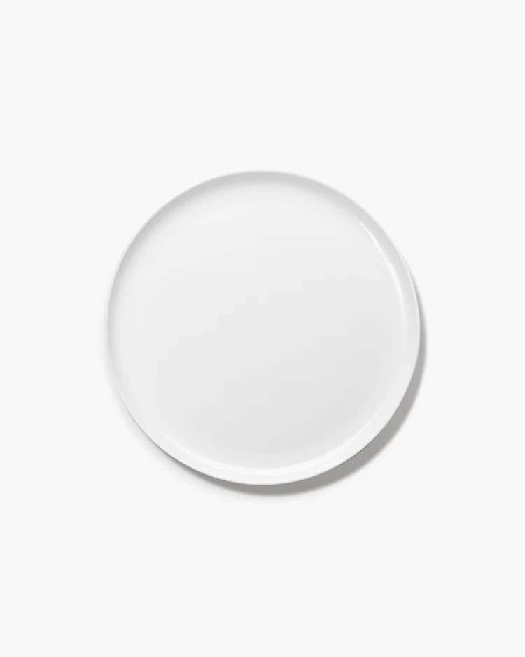 Dinner plate low white Base